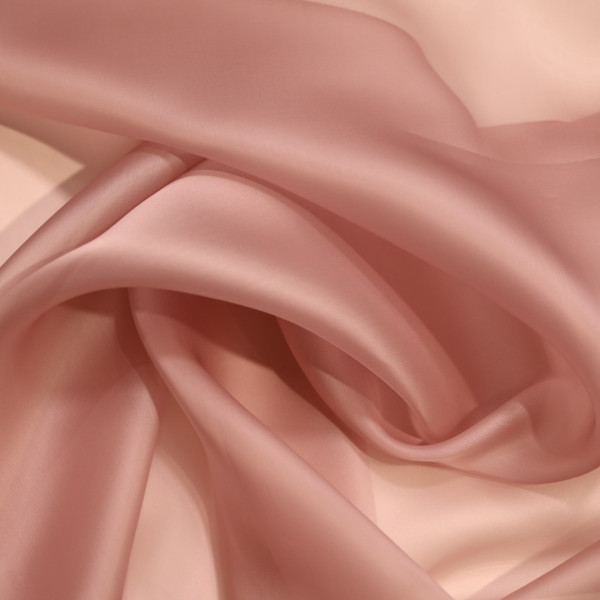 Organza Jedwabna  |  Pudrowy Róż
