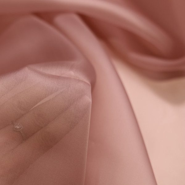Organza Jedwabna  |  Pudrowy Róż
