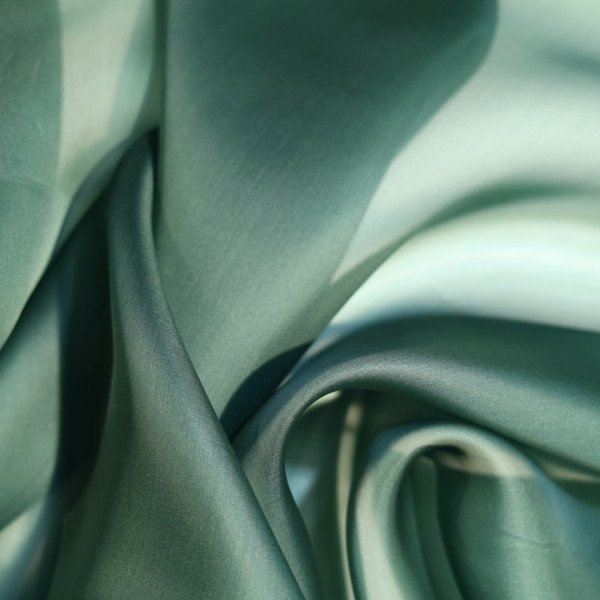 Organza Jedwabna  | Zielony Mech