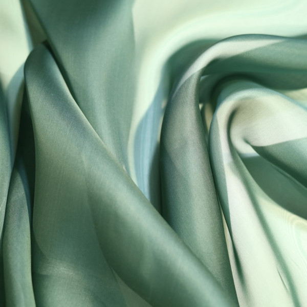 Organza Jedwabna  | Zielony Mech