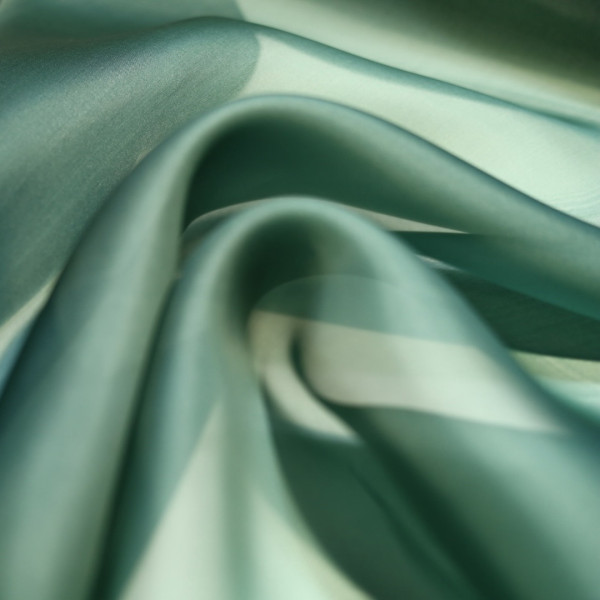 Organza Jedwabna  | Zielony Mech