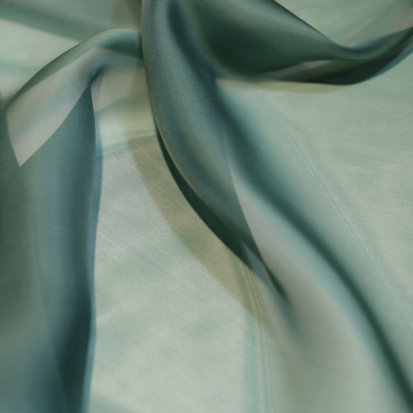 Organza Jedwabna  | Zielony Mech