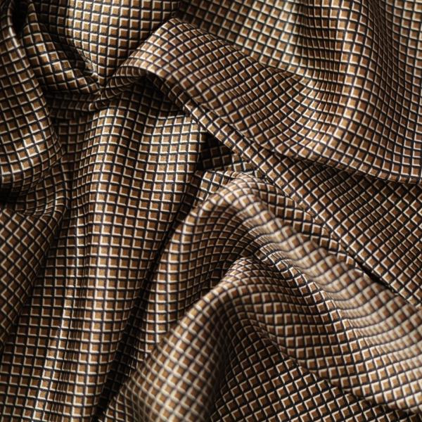 Satyna Jedwabna | Geometryczna Siatka Ⅱ