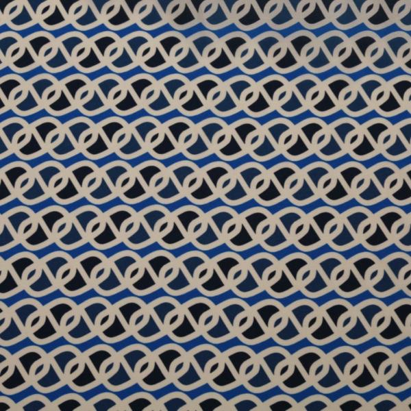 Krepa Jedwabna | Lazurowa Geometria