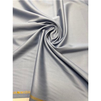 Wełna ubraniowa  double satin charmelaine gołębi niebieski  premium