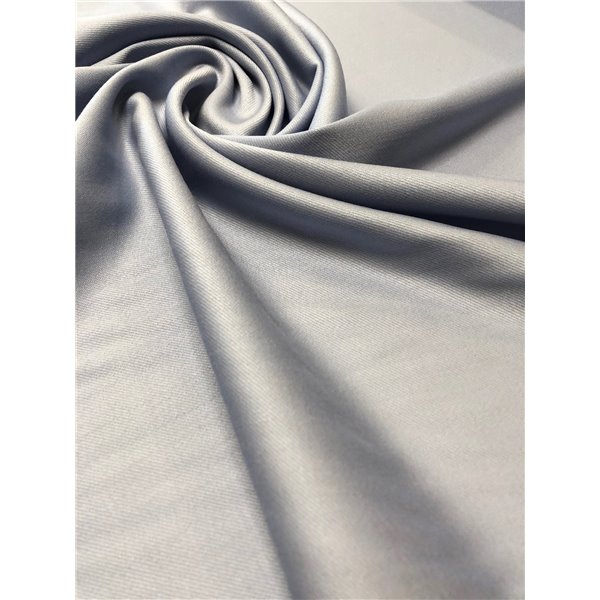 Wełna ubraniowa  double satin charmelaine gołębi niebieski  premium