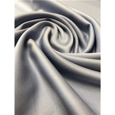 Wełna ubraniowa  double satin charmelaine gołębi niebieski  premium