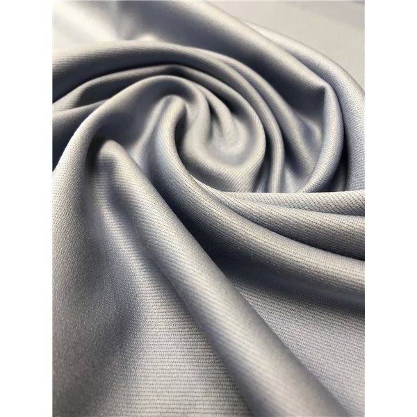Wełna ubraniowa  double satin charmelaine gołębi niebieski  premium