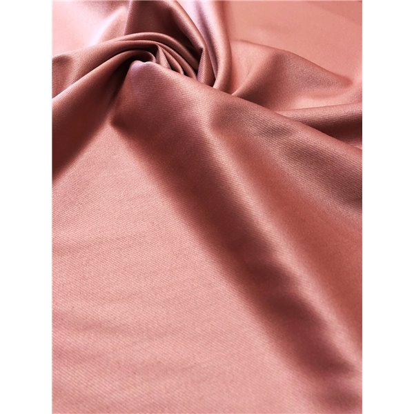 Wełna ubraniowa  double satin charmelaine brudny róż  premium