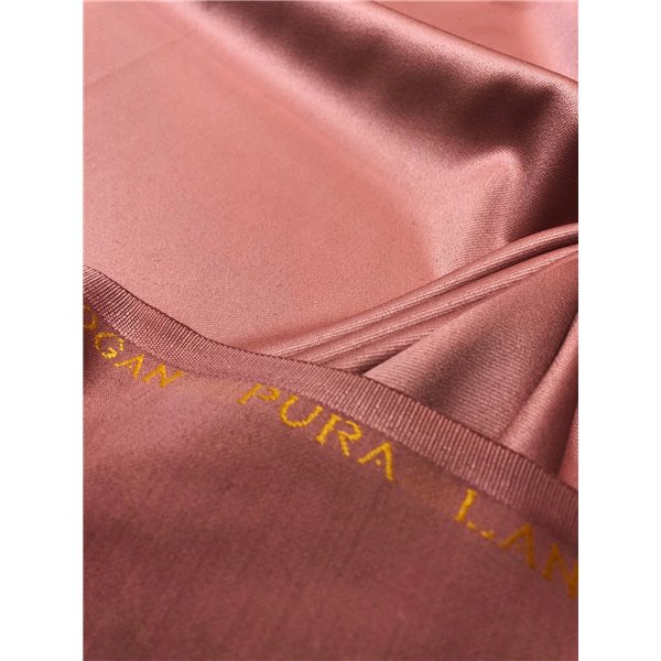 Wełna ubraniowa  double satin charmelaine brudny róż  premium